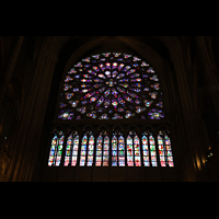 Paris, Cathdrale Notre-Dame, Fensterrosette im sdlichen Querhaus