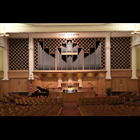Denver, First Church of Christ, Scientist, Orgel und Altarraum