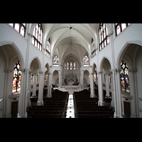 Denver, Cathedral Basilica of the Immaculate Conception, Blick von der Orgelempore ins Hauptschiff