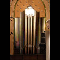 Philadelphia, Irvine Auditorium ('Curtis Organ'), Prospekt linke Orgelseite