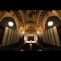 Philadelphia, Irvine Auditorium ('Curtis Organ'), Blick von der gegenüberliegenden Empore in den Raum