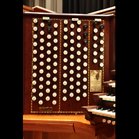 Philadelphia, Irvine Auditorium ('Curtis Organ'), Linke Registerstaffel