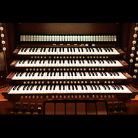 Philadelphia, Irvine Auditorium ('Curtis Organ'), Manuale und Koppeln