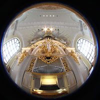 Dresden, Frauenkirche, Orgel Gesamtansicht