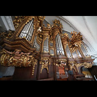 Bamberg, St. Stephan, Orgel seitlich