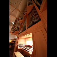 Bamberg, Konzert- und Kongresshalle, Orgel mit Spieltisch