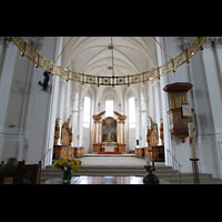 Bamberg, St. Stephan, Altarraum mit Blick zum Chor