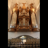 Hamburg, St. Katharinen, Sängerempore und große Orgel