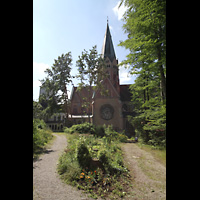 St. Ottilien, Erzabtei, Klosterkirche, Außenansicht aufs Querschiff