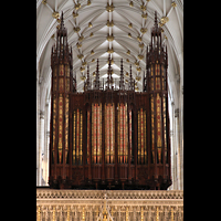 York, Minster (Cathedral Church of St Peter), Orgel (Langhausseite)