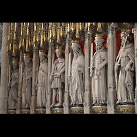 York, Minster (Cathedral Church of St Peter), Linke Figurenreihe des King's Screen