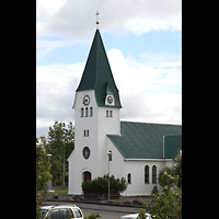 Hafnarfjörður, Kirkja, Kirche Außenansicht