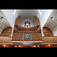 Bodø, Domkirke, Orgelempore perspektivisch