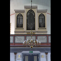 Brnnysund, Kirke, Kleine Orgel auf der linken Seitenempore