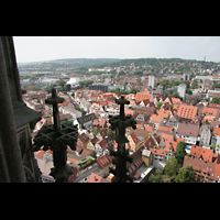 Ulm, Mnster, Aussicht vom Turm