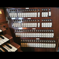 Wien (Vienna), Stephansdom, Kauffmann-Orgel, rechte Registerstaffel