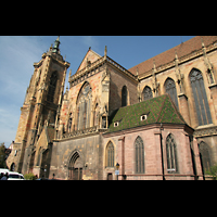 Colmar, Église Collégiale Saint-Martin, Querhaus und Turm