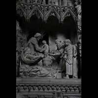 Chartres, Cathdrale Notre-Dame, Figuren im Chorumgang