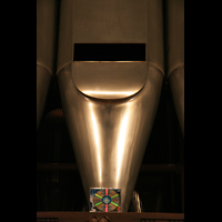 Luzern, Hofkirche St. Leodegar, Subkontra-C des Prinzipal 32' mit CD zum Vergleich