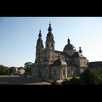 Fulda, Dom St. Salvator, Gesamtansicht vom Michaelsberg aus