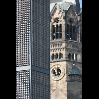 Berlin, Kaiser-Wilhelm-Gedchtniskirche, Alter und neuer Kirchturm