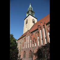 Berlin, St. Marienkirche, Querhaus mit Turm