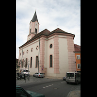 Passau, St. Gertraud, Auenansicht seillich vom Chor