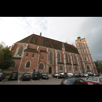 Ingolstadt, Liebfrauenmünster, Seitenansicht schräg vom Chor aus