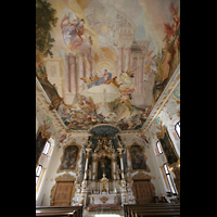 Ingolstadt, Maria de Victoria Kirche, Chor und Deckengemälde