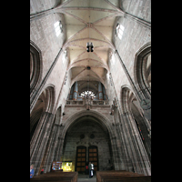 Nürnberg (Nuremberg), St. Lorenz, Hauptschiff mit Orgel