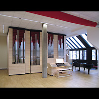 Kln (Cologne), Hochschule fr Musik und Tanz, R109, Orgel mit Spieltisch