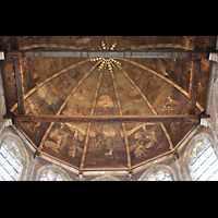 Alkmaar, Sint Laurenskerk, Apsis mit 100 m Holzmalerei (Jngstes Gericht) von J.C.. van Oostsanen 1518