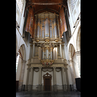 Alkmaar, Sint Laurenskerk, Hauptorgel perspektivisch