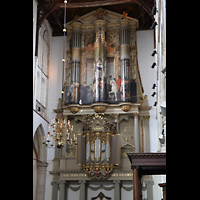 Alkmaar, Sint Laurenskerk, Hauptorgel mit geschlossenen Flgeltren