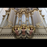 Alkmaar, Sint Laurenskerk, Rckpositiv der Hauptorgel