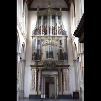 Amsterdam, Nieuwe Kerk, Hauptorgel mit geschlossenen Flgeltren