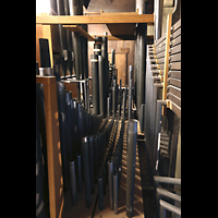 Amsterdam, Nieuwe Kerk, Pfeifen im Oberwerk