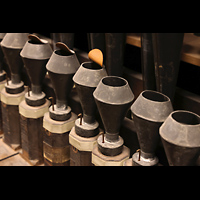 Amsterdam, Nieuwe Kerk, Pfeifen der Vox humana im Oberwerk