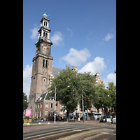 Amsterdam, Westerkerk, Ansicht von der Prinsengracht Sdwesten