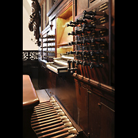 Groningen, Akerk, Spieltisch seitlich