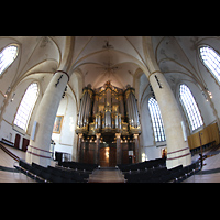 Groningen, Martinikerk, Westwand mit Orgel