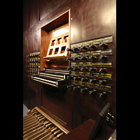 Groningen, Nieuwe Kerk, Spieltisch seitlich