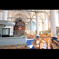 Kampen, Broederkerk, Innenraum mit Orgel