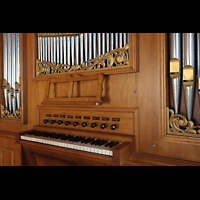 Kampen, Broederkerk, Spieltisch seitlich