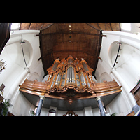 Maassluis, Groote Kerk, Orgelempore perspektivisch