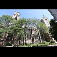 Rotterdam, Sint Laurenskerk, Sdliches Seitenschiff, Ansicht vom Grotekerkplein