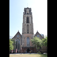Rotterdam, Sint Laurenskerk, Westfassade mit Turm