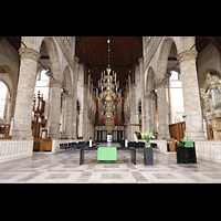 Rotterdam, Sint Laurenskerk, Blick von der Vierung zur Hauptorgel