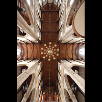 Rotterdam, Sint Laurenskerk, Gewlbe - Blick von der Vierung nach oben