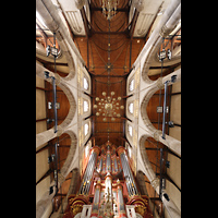 Rotterdam, Sint Laurenskerk, Hauptorgel und Gewlbe